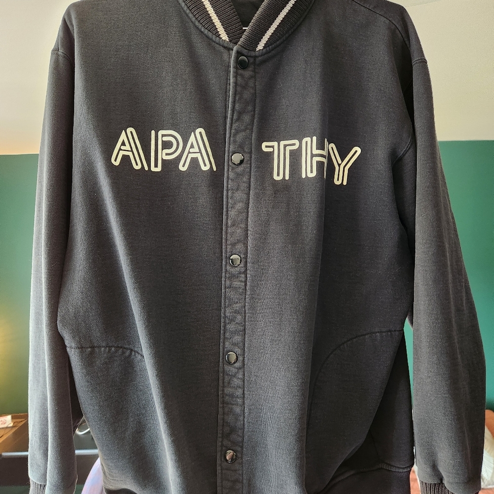 Vintage Black and White Streetware Jacket from Japan